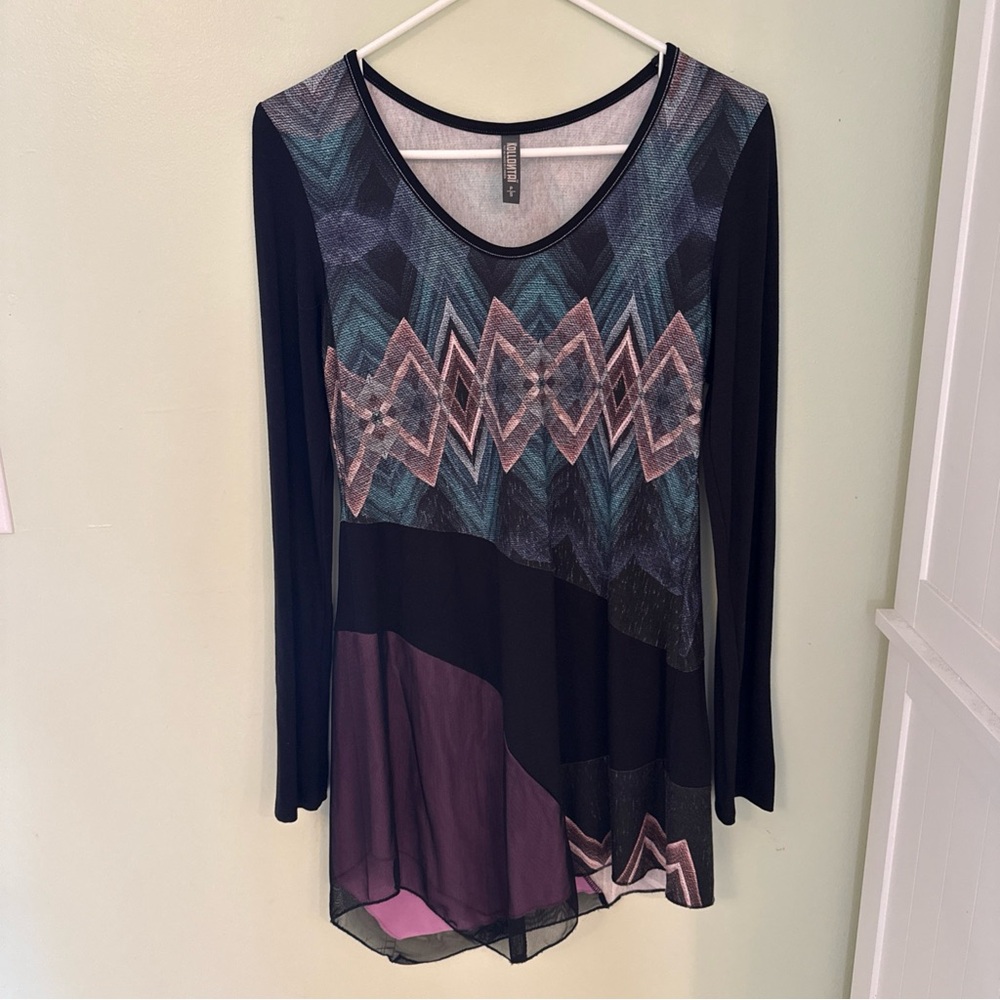 Small Eclectic Fairycore Grungecore Tunic Top Made in Canada